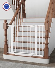 Cumbor 297406 Baby Gate Stairs Moms Choice Award Winner Dog Gate Doorways