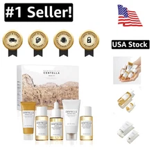 Madagascar Centella Travel Skincare Kit - Toner, Cleansing Oil, Cream, Compact