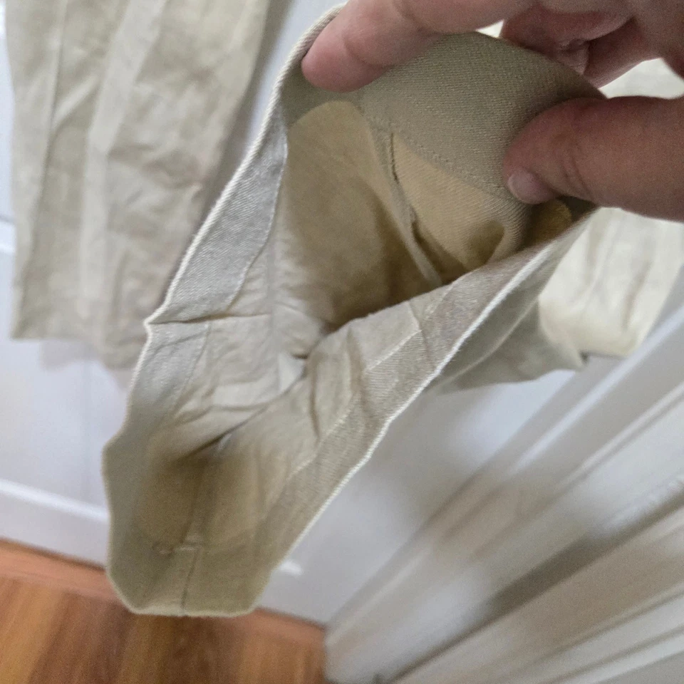 Pantalones Pantalón NYDJ Curves 360 Mezcla Lino Tostado Claro Talla 4 Foto 4 de 4