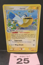 FREEPOST UK 2006 Pokémon  Crystal Guardians REVERSE HOLO STAMPED #26  Pelipper