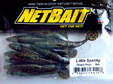LOT OF-2-PACKS-NETBAIT LITTLE SPANKY SWIMBAITS 3.25" TILAPIA MAGIC/GET 18 LURES