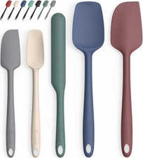 New Best Coukre Silicone Spatula Set of 5,High Temperature Resistant, Food Grade