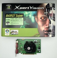 XpertVision Nvidia GeForce 8600 GT 512MB GDDR3 GPU Boxed Red PCB Dual DVI SVID