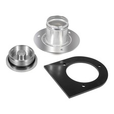 Tankeinfüllstutzen Aluminium mit Tankdeckel und Stahlanschweißhalterung für PKW