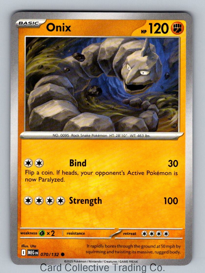 Onix Common ME01: Mega Evolution 070/132 NM Normal