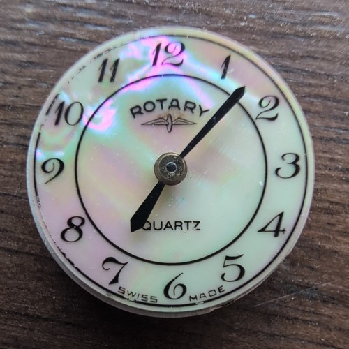 Ladies Swiss Rotary MOP dial ETA 978.002 Quartz Watch Movement Spares + Repairs