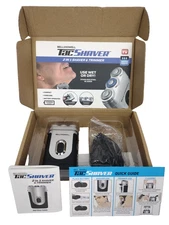 Bell Howell Tac Shaver Mustache and Beard Rotary Shaver with Pop-Up Trimmer USED