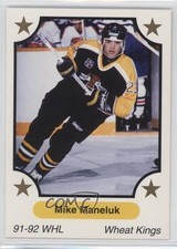 1991-92 7th Inning Sketch WHL Mike Maneluk #199 0a4