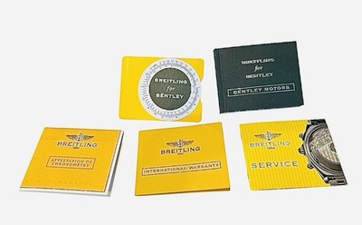 Breitling for Bentley Instruction Manuals and Slide Rule