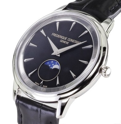 Frederique Constant Damen Uhr  Moneta 37 mm Ø Moonphase  FC-206B3S6 Neu OVP