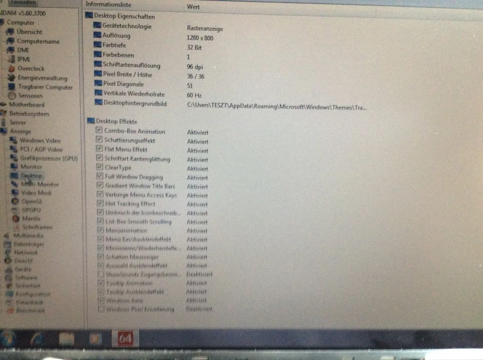 Samsung LTN154X1-L02 15,4" WXGA (1280×800) LCD – 30-Pin LVDS, CCFL – gebraucht, - Bild 4 von 4