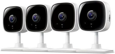 Tapo by TP-Link C100x4 1080P Indoor Security Camera for Baby Monitor, Pet Camera