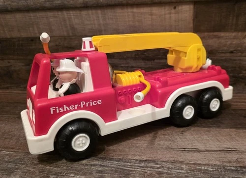 VTG Fisher Price Fire Engine Fire Truck