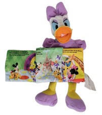 Daisy Duck Soft Hand Puppet 13" Book Plush 2010 Storybook Sanario Pillow