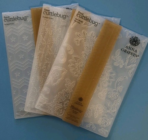 Anna Griffin Embossing Folder & Border 5"x7" + 1"x7" Set Of 3 0301