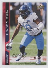 2021 Upper Deck CFL Red 148/165 Henoc Muamba #41 o1h