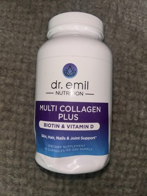 Multi Collagen Peptides plus Biotin and Vitamin D - Biotin and Collagen Suppl...