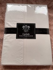New Charlotte Thomas ivory Lucinda Single Duvet Cover Set Luxury 180 Polycotton