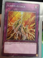 Icarus Attack (Platinum Secret Rare) RA03-EN165 Quarter Century Bonanza 1st...