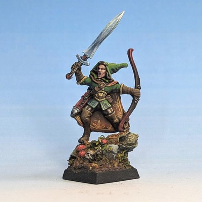 Holzelfe Waywatcher Games Workshop, 90er Jahre, Metall, Ausstellungsqualität