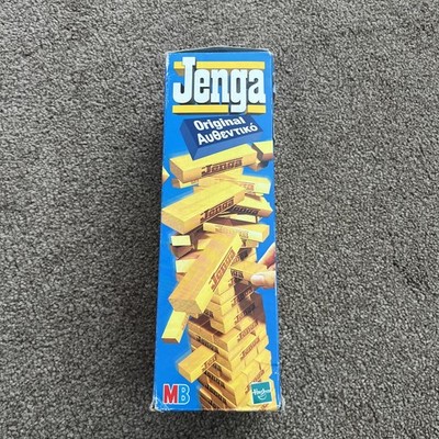 Vintage Jenga Classic Holzspiel von MB Spiele 1996 - (7 Jahre+) ~ vollständig