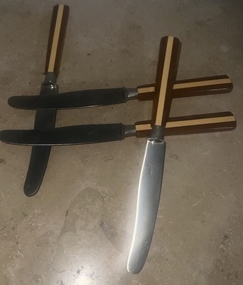 4er Set Solinger Messer/Rostfrei/VINTAGE/Scharf in - BAKELITGRIFFEN - ANGEBOT 