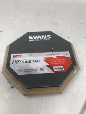 Evans RealFeel Double-Sided Practice Pad 6'' Grey