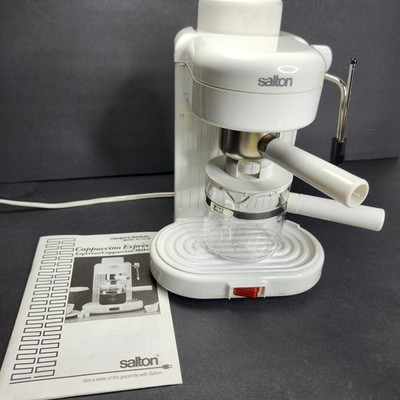Salton EX-96 Cappuccino Expres II 4 Cup Espresso Maker Excellent Condition 