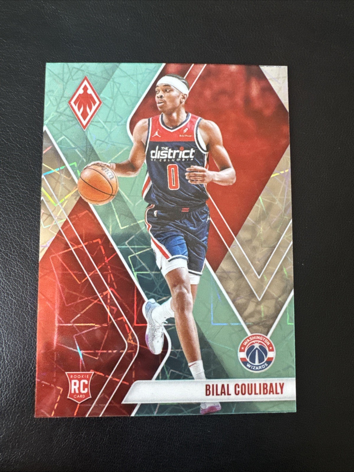 2023-24 Panini Phoenix - Rookies Bilal Coulibaly #285 Teal Lazer Phoenix (RC)