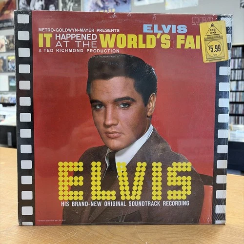 Elvis - It Happened At The World's Fair Vinyl LP  - RCA APL1-2568 ~ SEALED 70’s