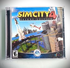 Sim City 4 Deluxe Edition - PC Game, 2003 Excellent Condition Complete Working