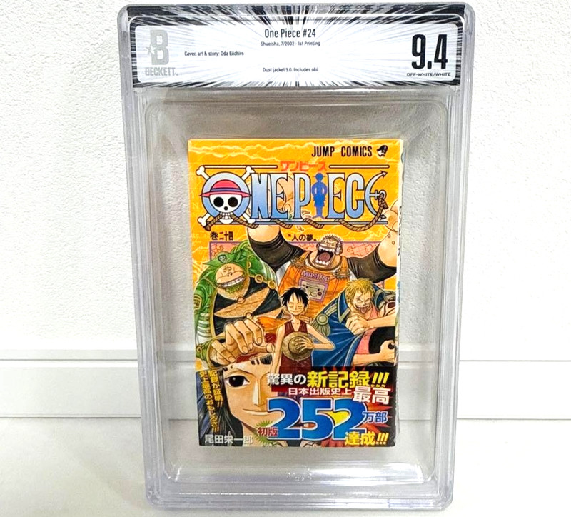 BGS 9.4 One Piece #24 Vol 24 2002 1st Printing Edition Graded Manga Jump Japan