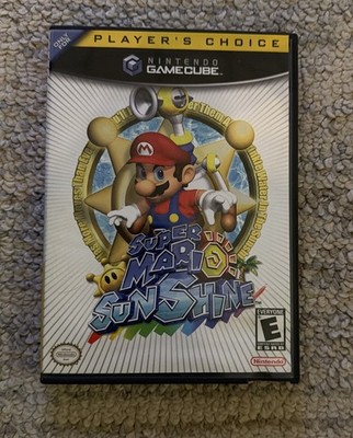 Super Mario Sunshine Nintendo GameCube Complete Manual ** Disc Error** Repair