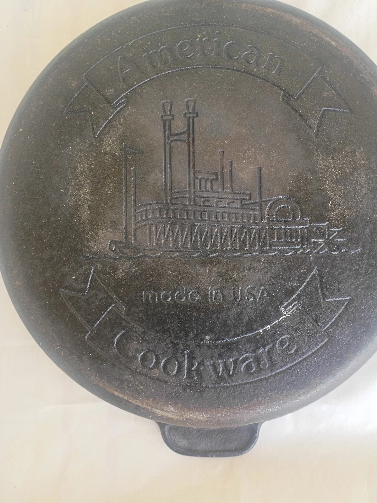 Vintage American Cookware Cast Iron Skillet 12” Steamboat Logo AB&I
Opens in a new window or tab