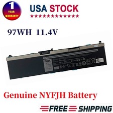 1PCS Genuine NYFJH Battery For Dell Precision 7330 7530 7540 7730 7740 P74F 97Wh