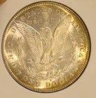 1878 S Morgan silver dollar - BU, rich gold peripheral toning both sides, 5277