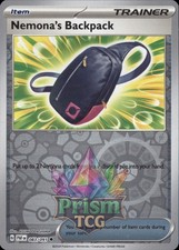 Nemona's Backpack 83/91 Uncommon Reverse Holo Paldean Fates Pokemon