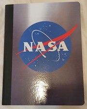 NASA Composition Notebook 9.75"x7.5", 100 Sheets, Graphic Print, Apollo Missions