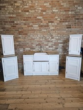 Kitchen Package deal with sink unit and cooker units-25mm oak- IN STOCK AND SALE