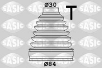 Sasic Faltenbalgsatz Antriebswelle 1906157 FüR Mercedes Thermoplast Klasse W169