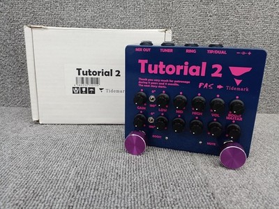 Tidemark Tutorial 2 Kanal Akustikgitarre Vorverstärker Effektor gebraucht