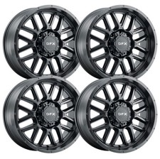 Set-4 G-fx Tm-5 20x9 6x5.56x139.7 Matte Black 0mm Wheels Rims 20 Inch Set-4 G-fx Tm-5 20x9 6x5.56x139.7 Matte Black 0mm Wheels Rims 20 Inch