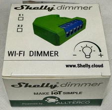 Lot of 2 SHELLY DIMMER Smart WiFi Switch for Home Automation