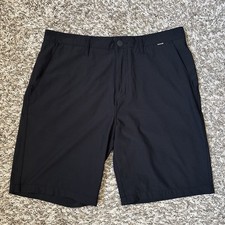 Hurley Phantom Board Shorts Mens Size 32, Black Hybrid Surf Swim Outdoor Sports