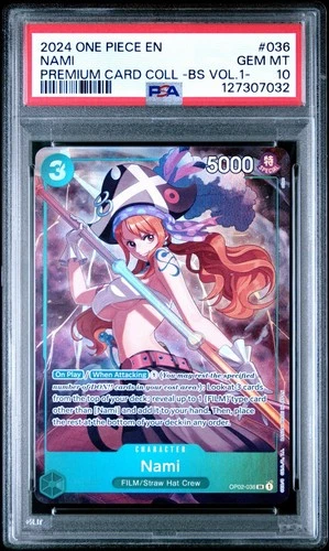 2024 Nami (Best Selection Vol. 1-) OP02-036 One Piece PSA 10 Gem Mint