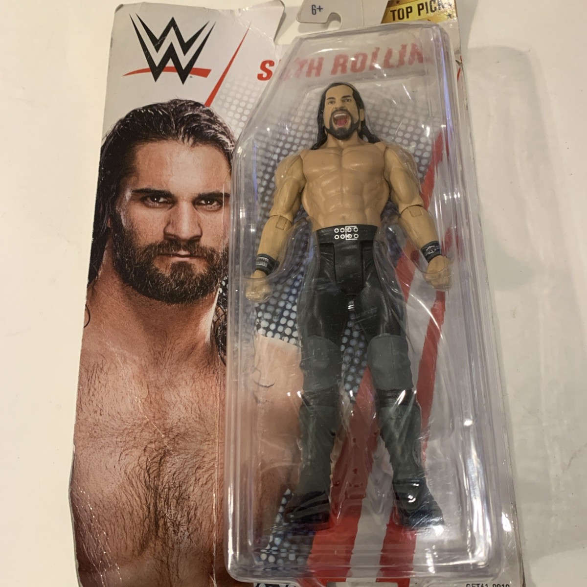 未開封品！WWE Seth Rollins エリートフィギュア Amazon.com: Mattel WWE Seth Rollins Elite Collection Action Figure