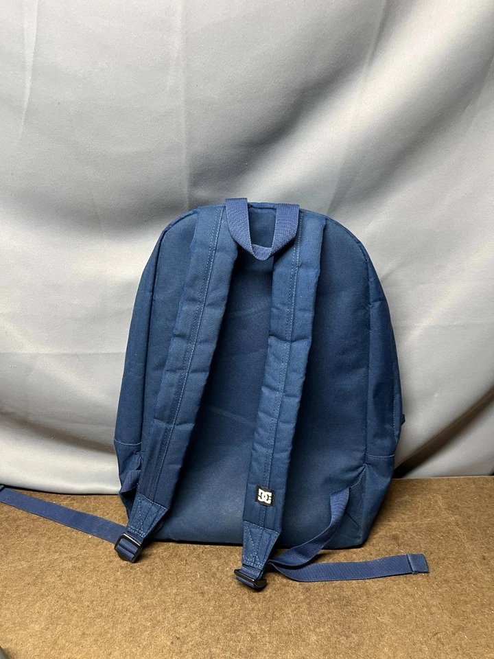 Mochila escolar DC Shoes Bunker azul marinho alças de ombro transporte diário masculina - Imagem 3 de 4