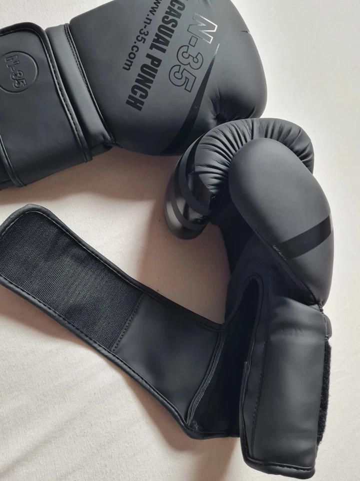 Profi Boxhandschuhe Punching MMA Boxen Handschuhe 8 OZ Muay Thai Sparring N-35 - Bild 2 von 4