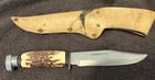 Vintage Precise silver Eagle Hunting Skinning Knife #10326 Japan 5.3/4” Sheath — photo 8