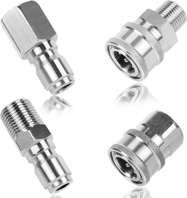 #ad #ad 2 Sets 3 8 Inch NPT Female and Male Pressure Washer Quick Connect Fittings $22.14